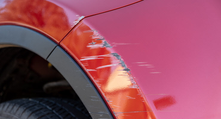 Mercedes Paint Damage