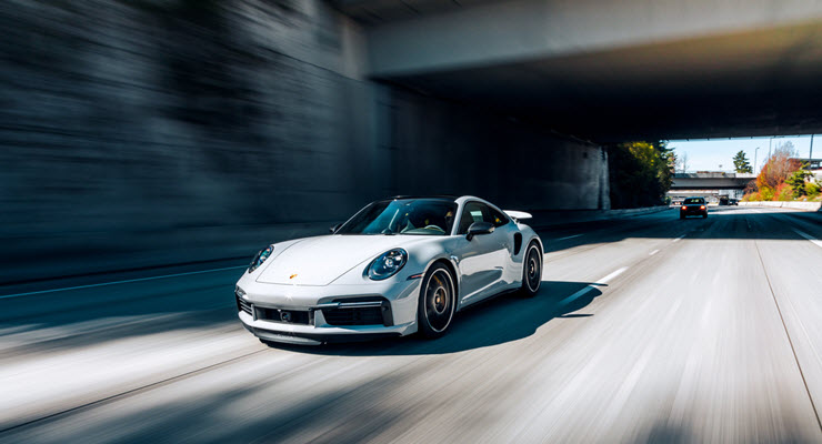 White Porsche 911 Turbo Car